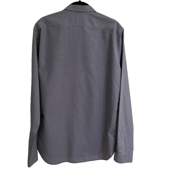 Theory Gray Button Down: Large - Picture 2 of 6